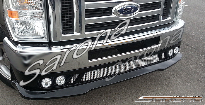 Custom Ford Econoline Van  Front Lip/Splitter (2008 - 2014) - $499.00 (Part #FD-008-FA)